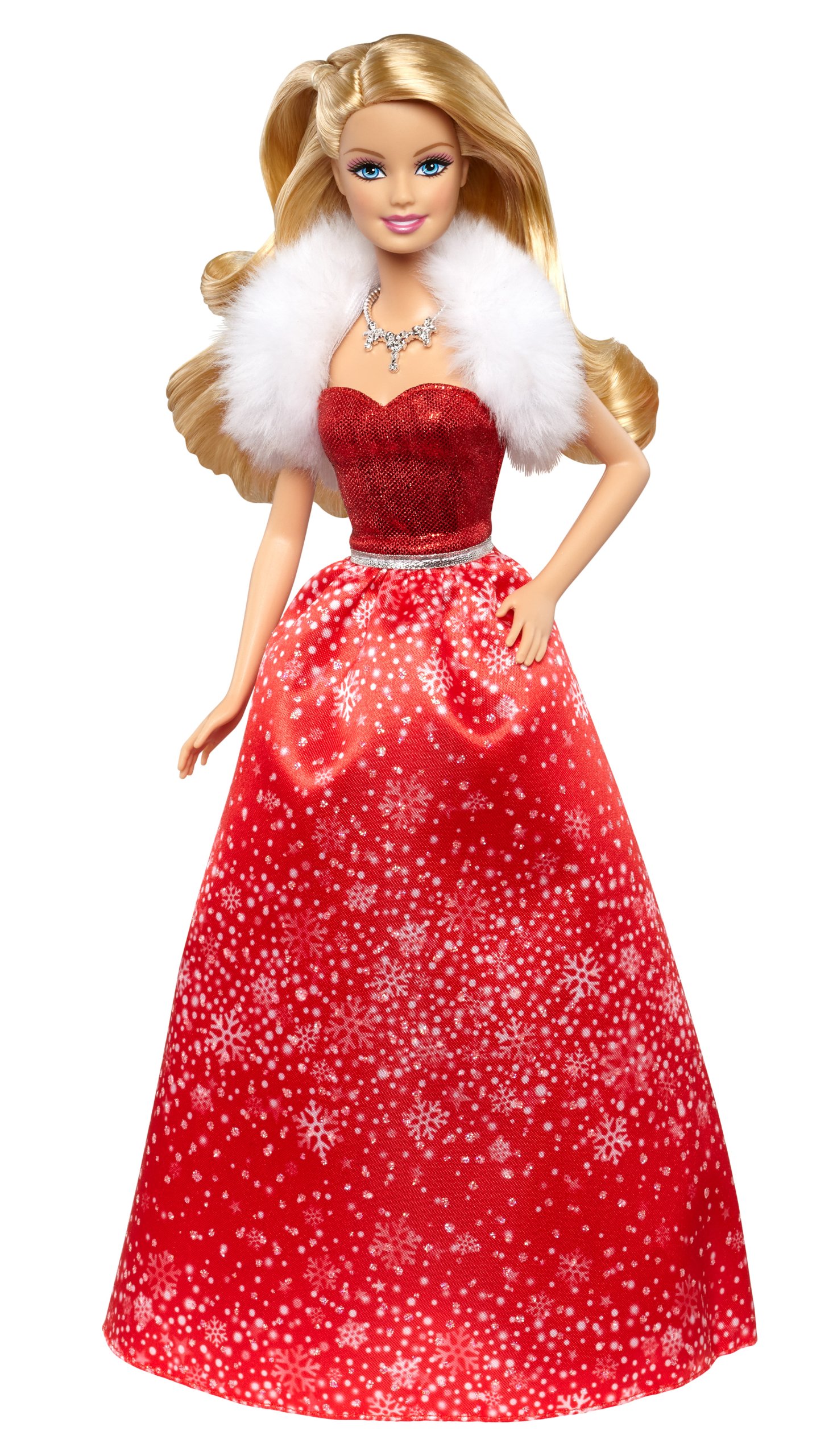 Foto 2 pulgar | Muñeca Navideña Barbie 2014 - Venta Internacional.
