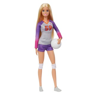 Foto 1 | Muñeca Moderna Barbie Careers, Jugadora De Voleibol Con Accesorios - Venta Internacional.