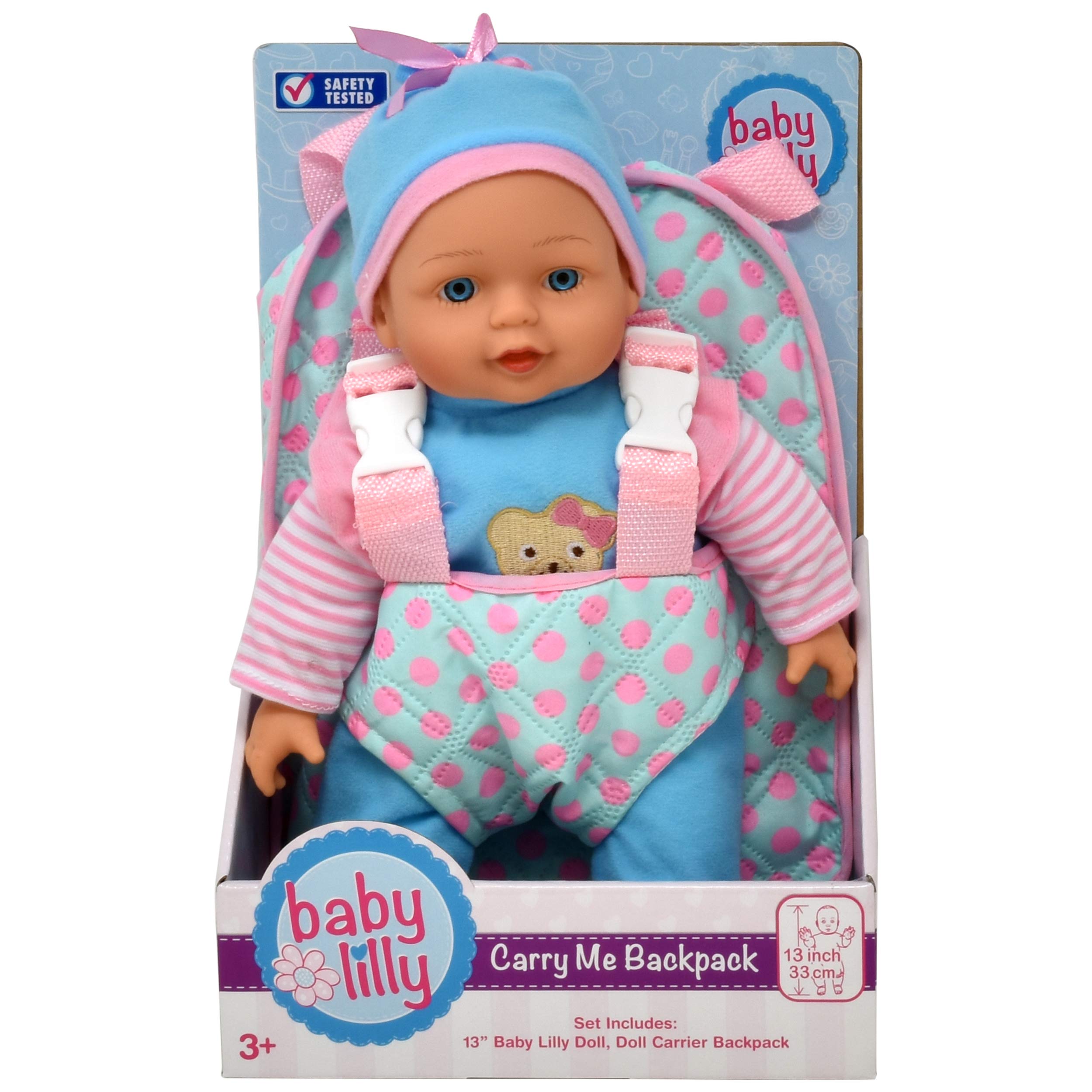 Foto 7 pulgar | Baby Dolls To Play 13 Soft Con Soporte Para Mochila, Color Rosa - Venta Internacional.