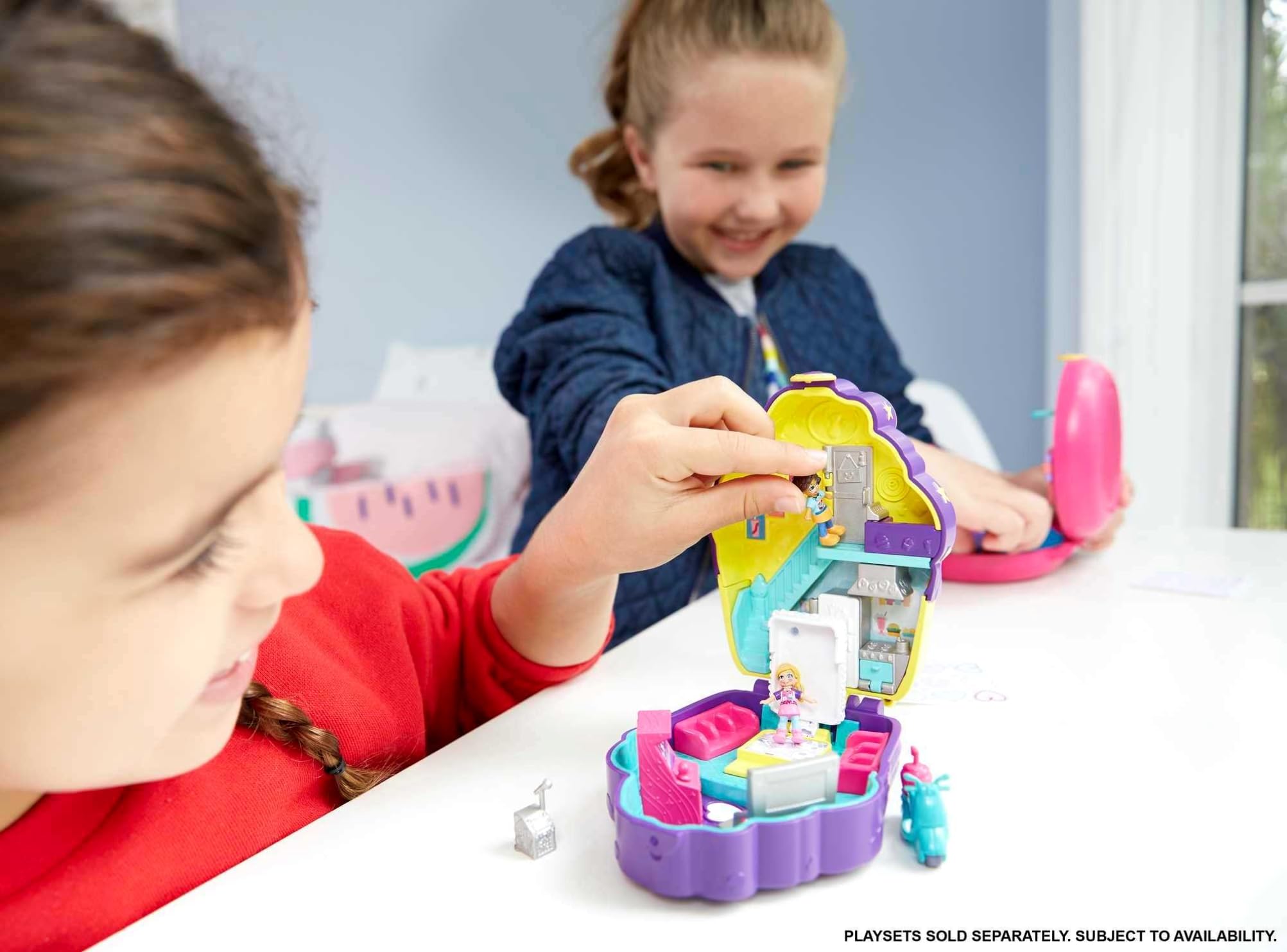 Foto 3 pulgar | Playset Polly Pocket World Cupcake Con 2 Micromuñecas - Venta Internacional.