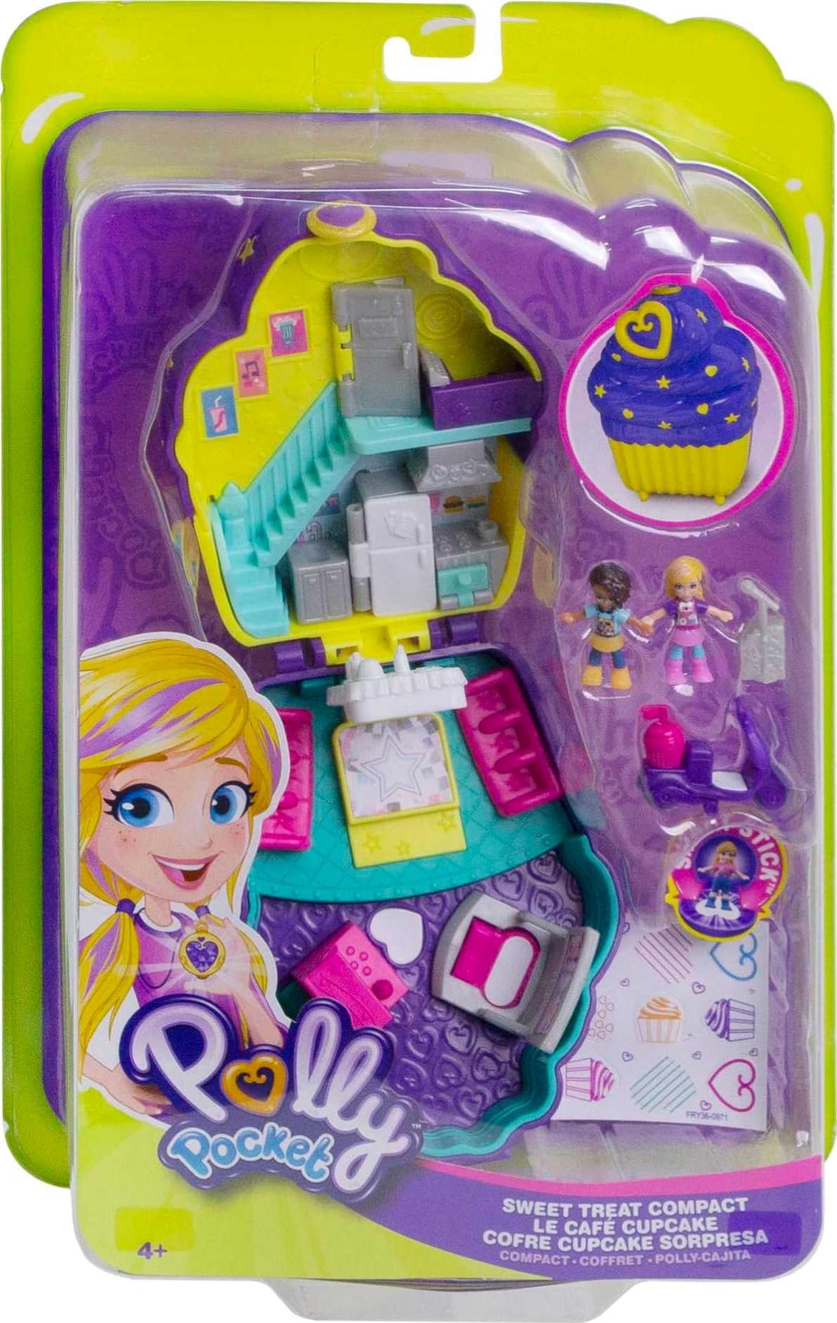 Foto 6 | Playset Polly Pocket World Cupcake Con 2 Micromuñecas - Venta Internacional.