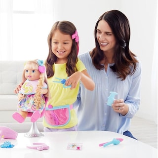 Foto 3 | Muñeca Little Mommy - Primer Corte De Pelo - Mattel