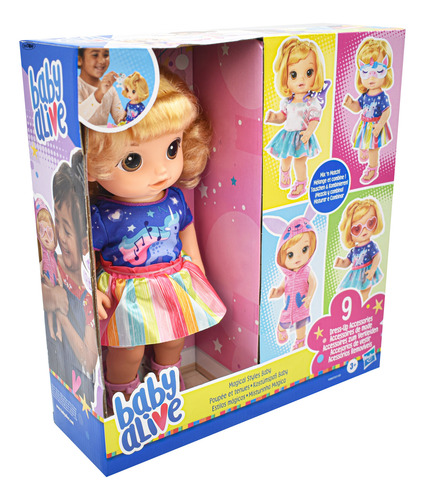 Foto 3 pulgar | Baby Alive Estilos Magicos Muñeca Rubia 32cm Hasbro