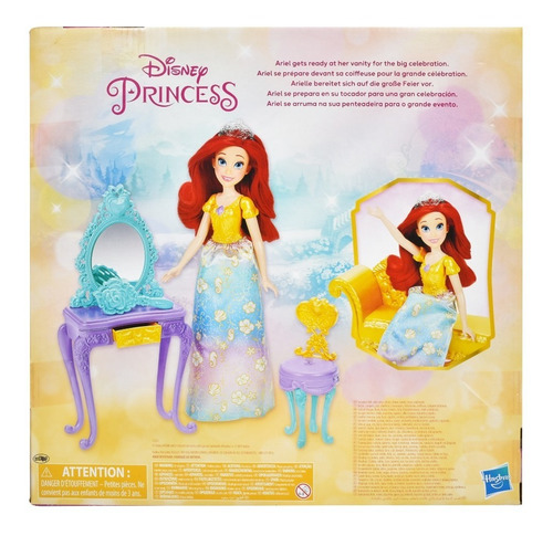 Foto 3 | Princesas Disney Ariel Tocador Real 26 Cm Hasbro