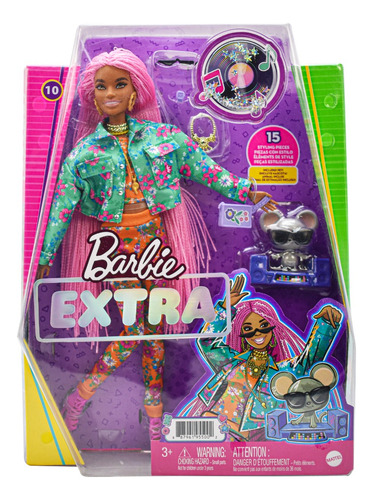 Foto 2 pulgar | Barbie Extra Vinilo 15 Piezas Con Estilo 29cm Mattel Cd
