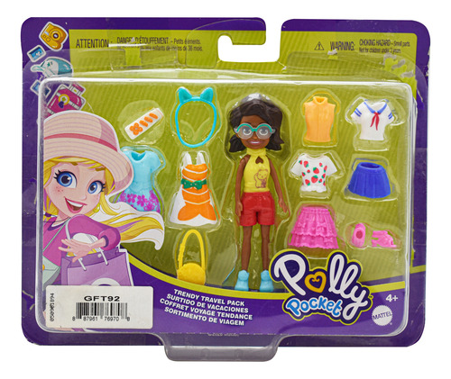 Foto 2 pulgar | Polly Pocket Surtido De Vacaciones Shani Mattel Cd