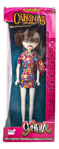 Foto 2 pulgar | Catrinas Underworld Cynthia Calaveritas 30cm Ruz Cf
