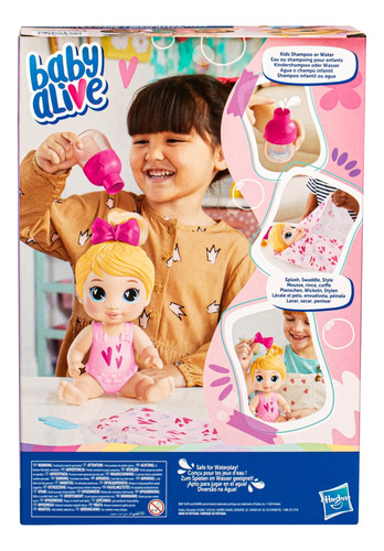Foto 3 | Baby Alive - Muñeca Harper Hugs Burbujas Relajantes