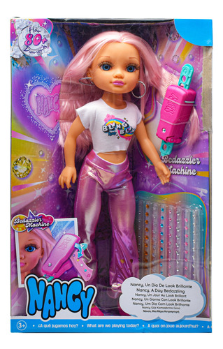 Foto 1 | Nancy Un Dia De Look Brillante Muñeca 43cm Famosa Cf