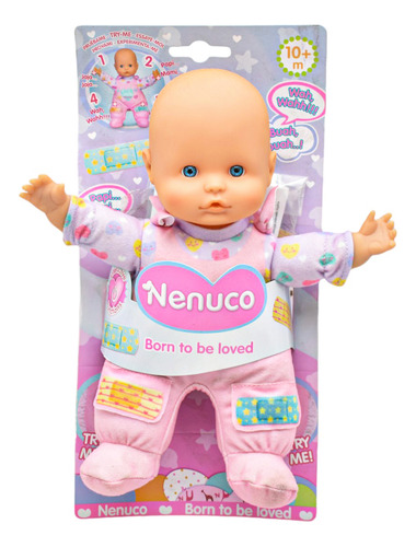 Foto 1 | Nenuco Curitas 4 Funciones Rosa Corazones 24cm Famosa Da