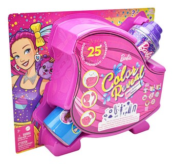 Foto 2 | Barbie Color Reveal Brillantina 25 Sorpresas Rosa Mattel