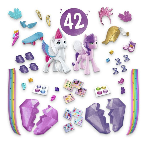 Foto 2 pulgar | My Little Pony Hermanas De La Realeza 42pz Hasbro
