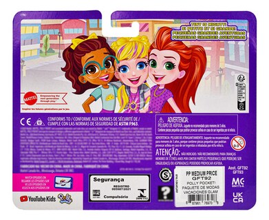 Foto 3 | Polly Pocket Surtido De Vacaciones Shani Mattel