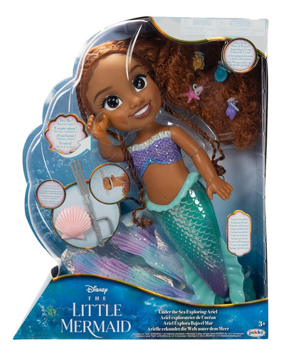 Foto 2 pulgar | Disney La Sirenita Ariel Explora Bajo El Mar Musica Jakks