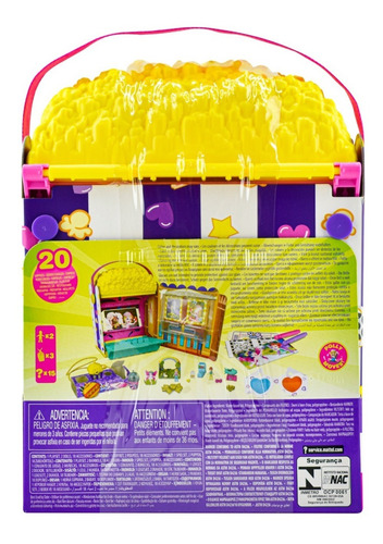 Foto 4 pulgar | Polly Pocket Caja De Palomitas 20 Sorpresas Mattel