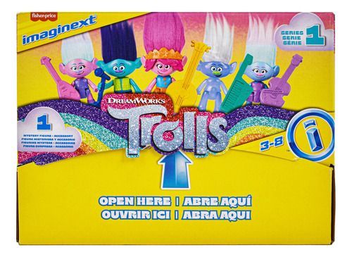 Foto 2 pulgar | Imaginext Trolls Caja 28 Sobres Sorpresa Serie1 Fisher Price