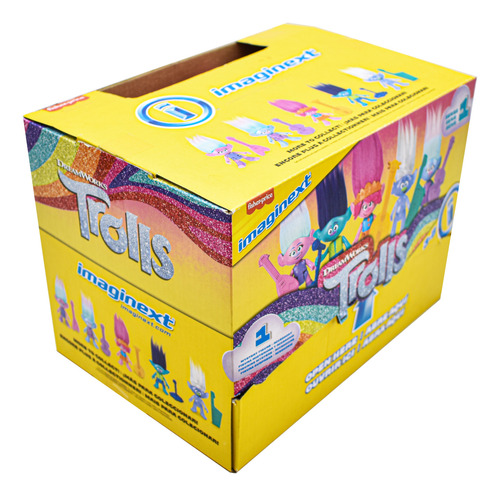 Foto 3 pulgar | Imaginext Trolls Caja 28 Sobres Sorpresa Serie1 Fisher Price