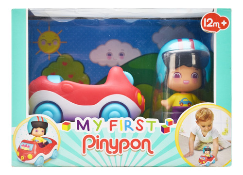 Foto 1 | Pinypon Mi Primer Auto De Carreras Figura 10 Cm Famosa Cd