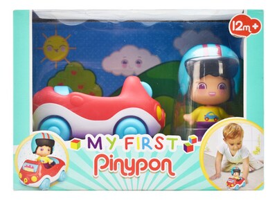 Foto 1 | Pinypon Mi Primer Auto De Carreras Figura 10 Cm Famosa Cd