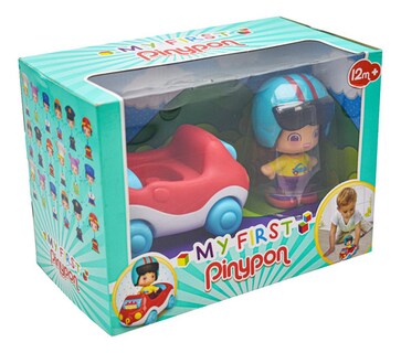 Foto 3 | Pinypon Mi Primer Auto De Carreras Figura 10 Cm Famosa Cd