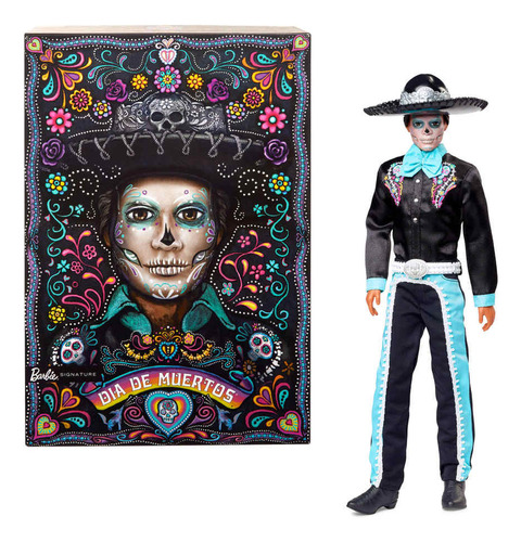 Foto 1 | Barbie Asignature Dia De Muertos Ken 2024 Hrm73 Mattel
