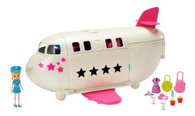 Foto 1 | Polly Pocket Muñeca Jet Aventuras Fabulosas 6 Areas Mattel