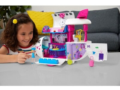 Foto 2 | Polly Pocket Muñeca Jet Aventuras Fabulosas 6 Areas Mattel