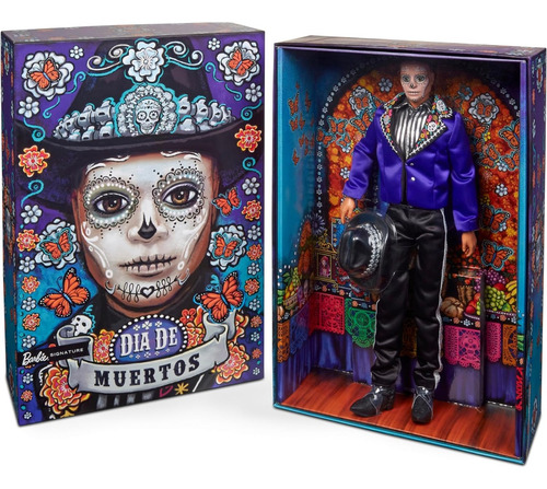 Foto 1 | Ken Signature Dia De Muertos 2023 Hjx15 Barbie Mattel