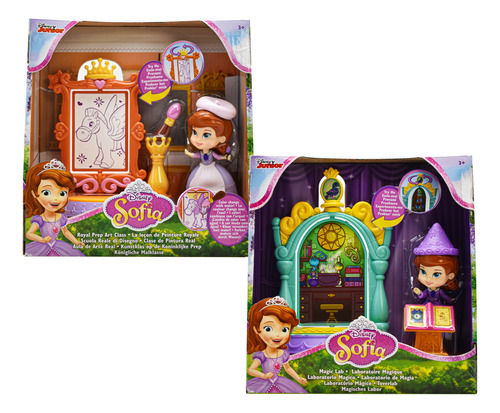 Foto 1 | Disney Sofia Pack Laboratorio Y Pintura Real Jakks Pacific