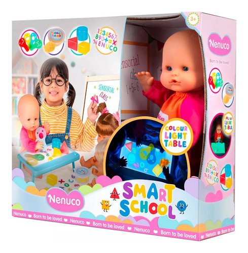 Foto 2 pulgar | Nenuco Smart School Con Accesorios 32cm Famosa