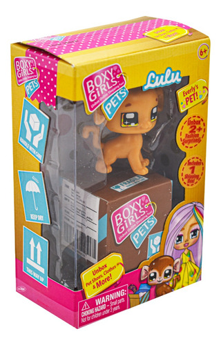 Foto 3 pulgar | Boxy Girls Pets Lulu Mono 2 Sorpresas 4cm Jay Play
