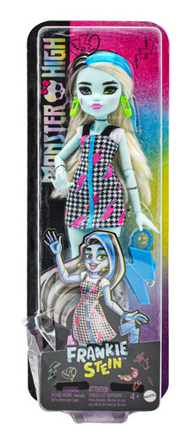 Foto 1 | Monster High Frankie Stein Muñeca Articulada 27cm Mattel Cd