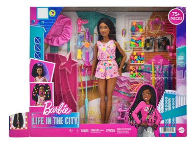 Foto 1 | Barbie Life In The City Trenza Estilo Y Cuidado Mattel Cd