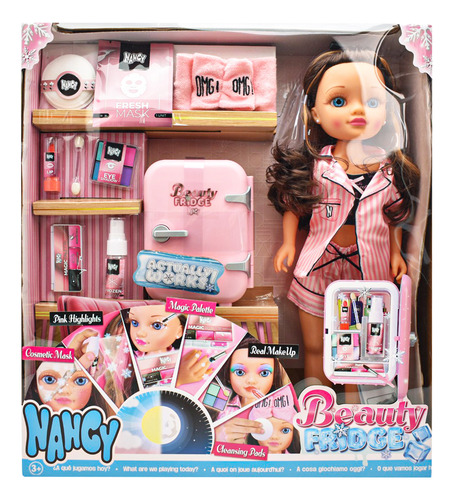Foto 1 | Nancy Beauty Fridge Muñeca 43cm Con Accesorios Famosa