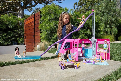 Foto 3 | Barbie Dream Camper 60 Accesorios 120cm Mattel