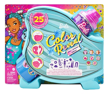 Foto 1 | Barbie Color Reveal Brillantina 25 Sorpresas Azul Mattel