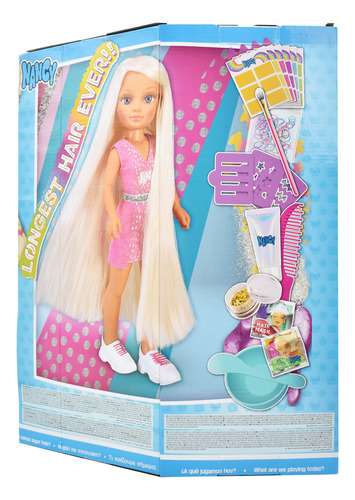 Foto 4 pulgar | Nancy Super Melena Muñeca 43cm Famosa Cd