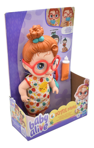 Foto 2 | Baby Alive Dottie Doodle Felices Sueños Muñeca 31cm Hasbro