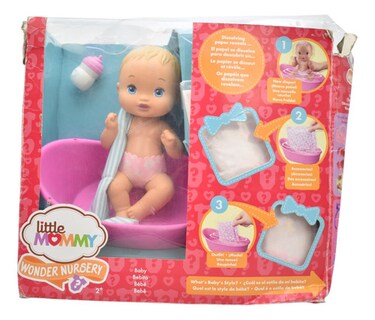 Foto 1 | Little Mommy Wonder Nursery Con Bañera Rubia 24cm Mattel Cd