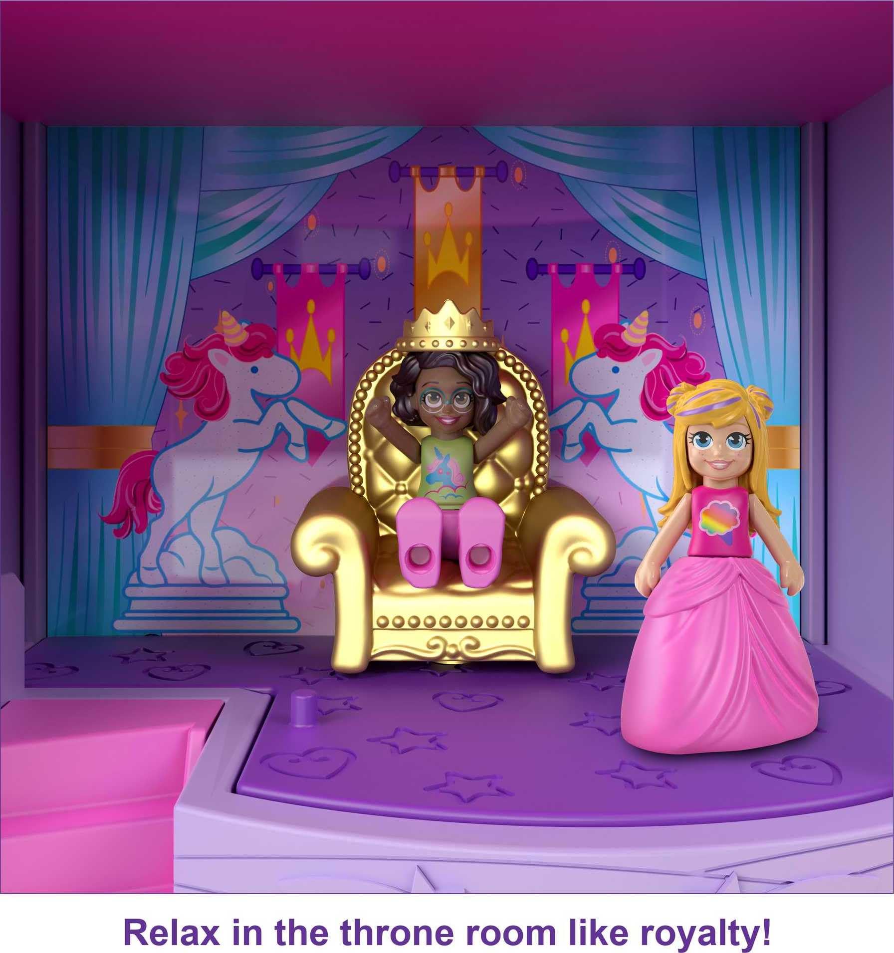 Foto 6 pulgar | Parque Temático Polly Pocket Rainbow Funland Con 3 Atracciones Y 7 Áreas - Venta Internacional.