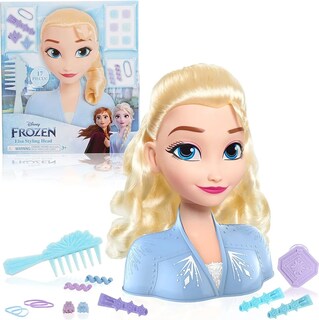 Foto 2 | Princesa Elsa Cabeza Para Peinar 14 Accesorios Disney