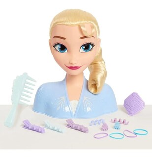 Foto 3 | Princesa Elsa Cabeza Para Peinar 14 Accesorios Disney