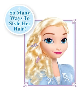 Foto 4 | Princesa Elsa Cabeza Para Peinar 14 Accesorios Disney