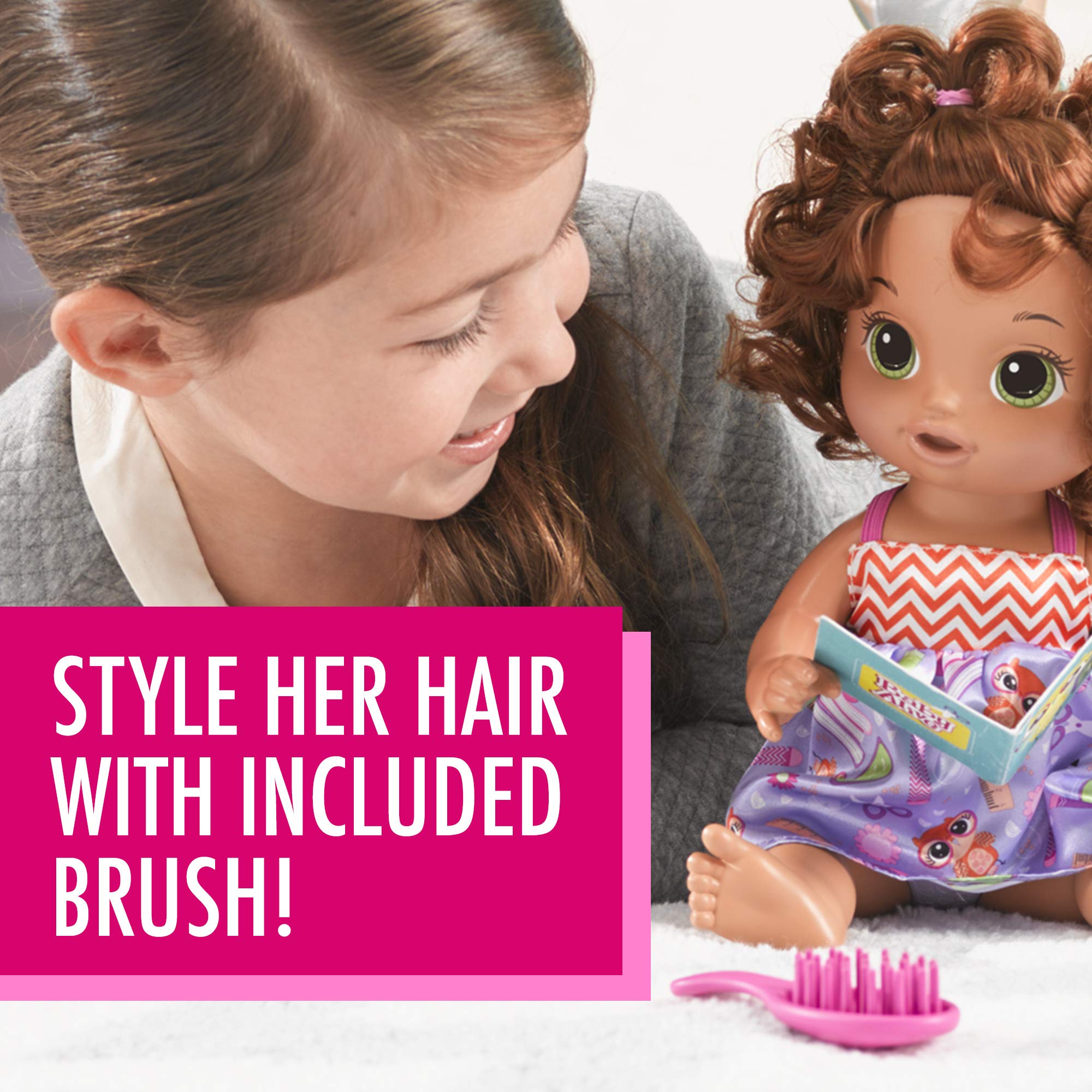 Foto 4 | Baby Doll Baby Alive  Lista Para La Escuela  C2695  Cabello Castaño - Venta Internacional.