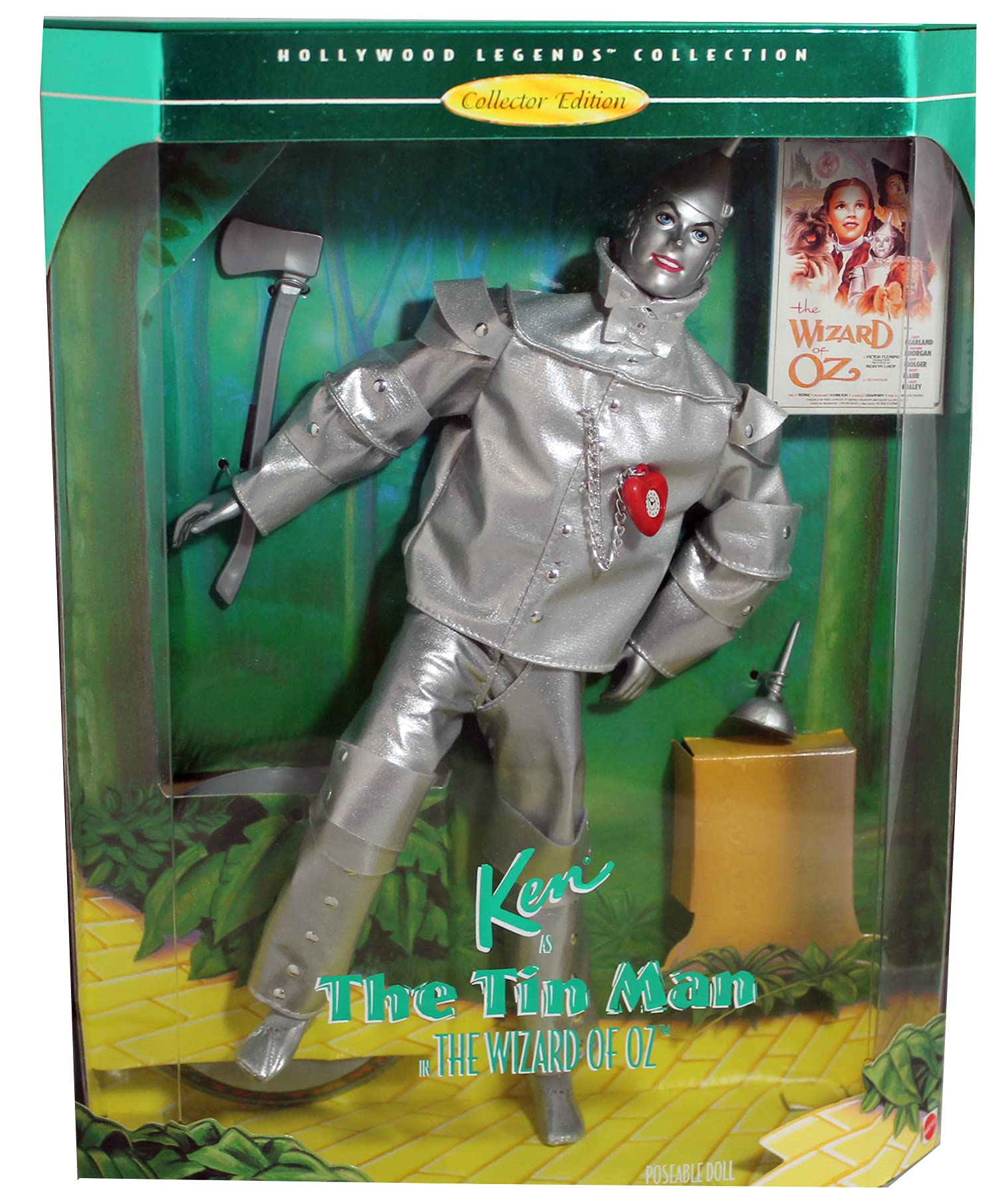 Foto 2 pulgar | Muñeca Barbie Ken Tin Man El Mago De Oz Para Coleccionistas 1997 - Venta Internacional.