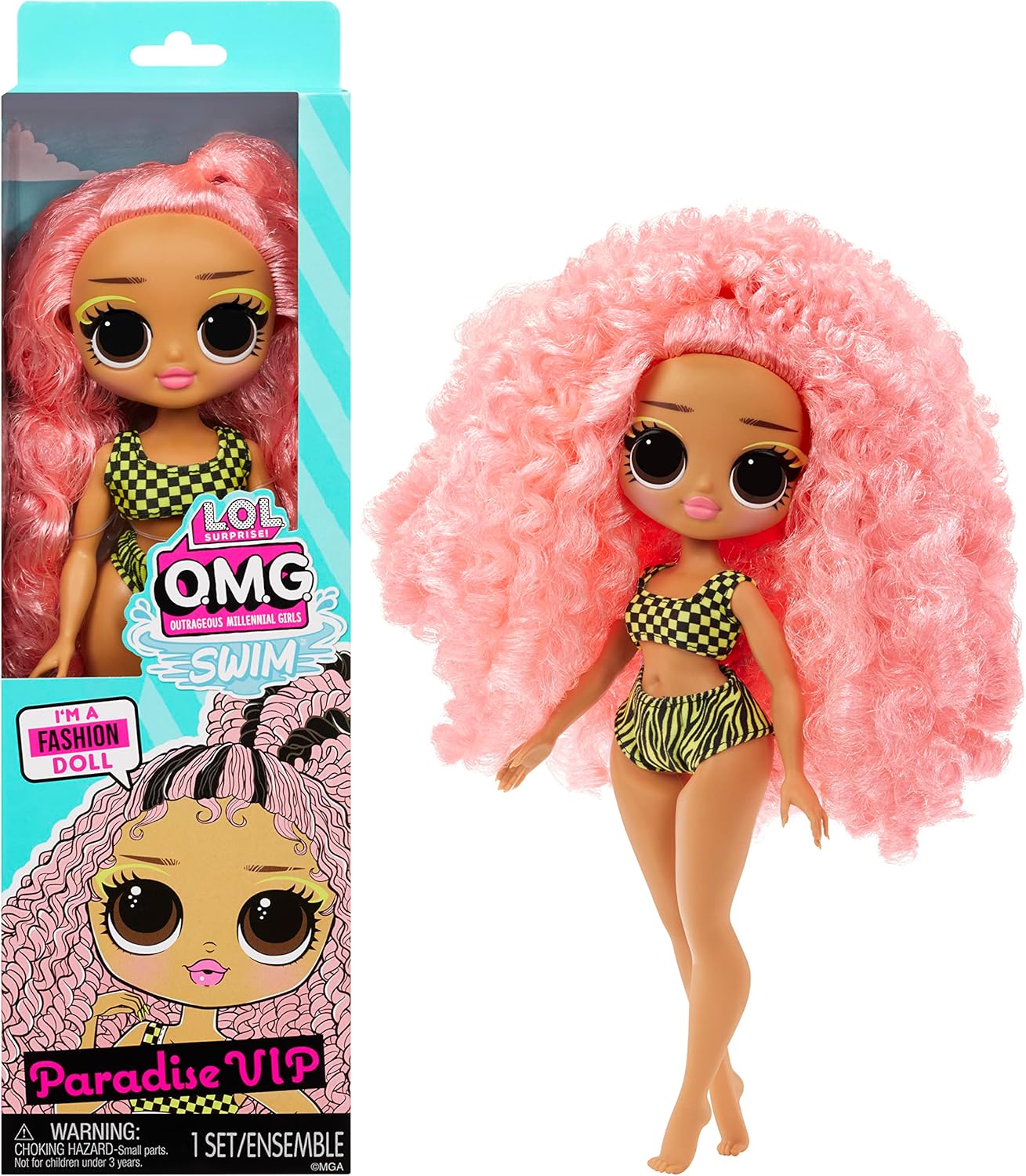 L.o.l. Surprise! Muñeca Swim Paradise Vip Cabello Enraizado