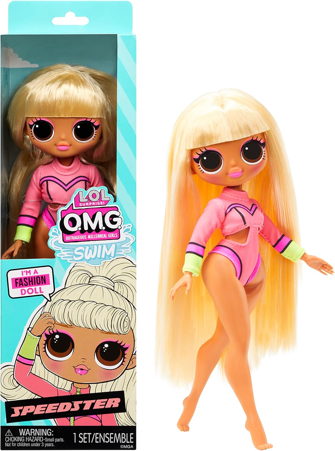 Lol Surprise ! Muñeca Speedster Omg Atuendo Natación Swim