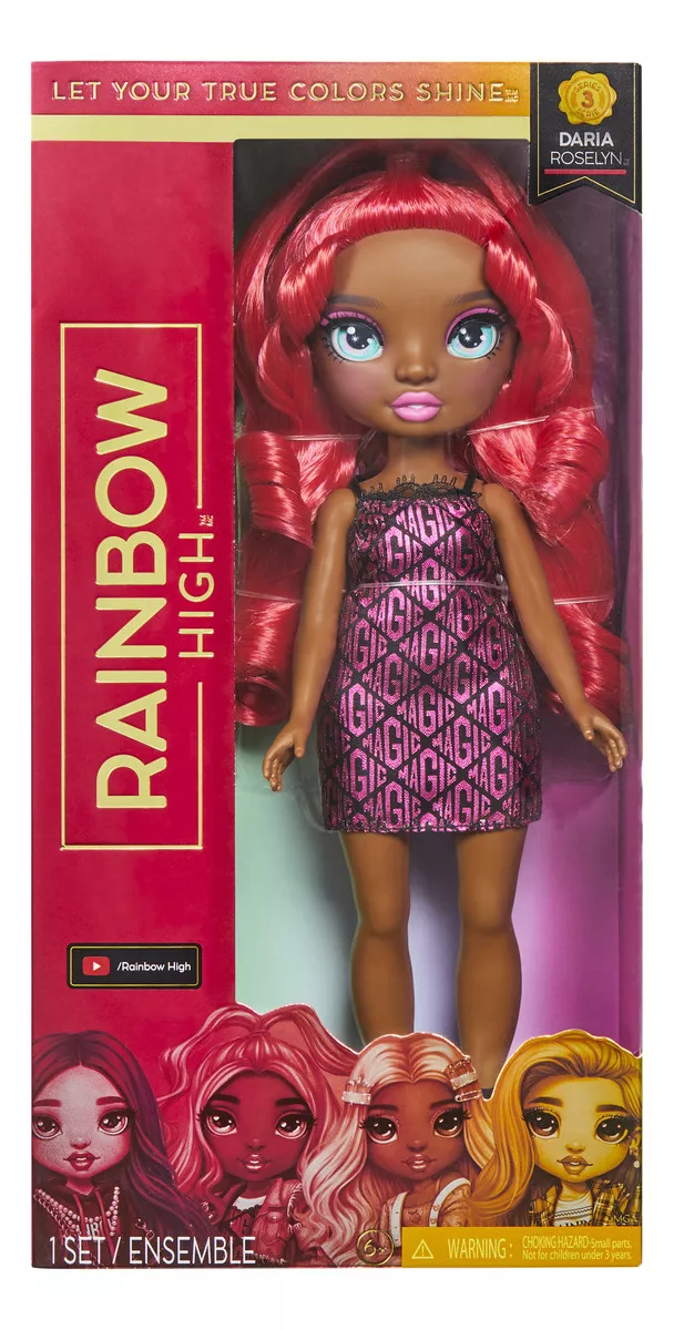 Foto 4 pulgar | Rainbow High Muñeca Daria Roselyn Básica Fashion