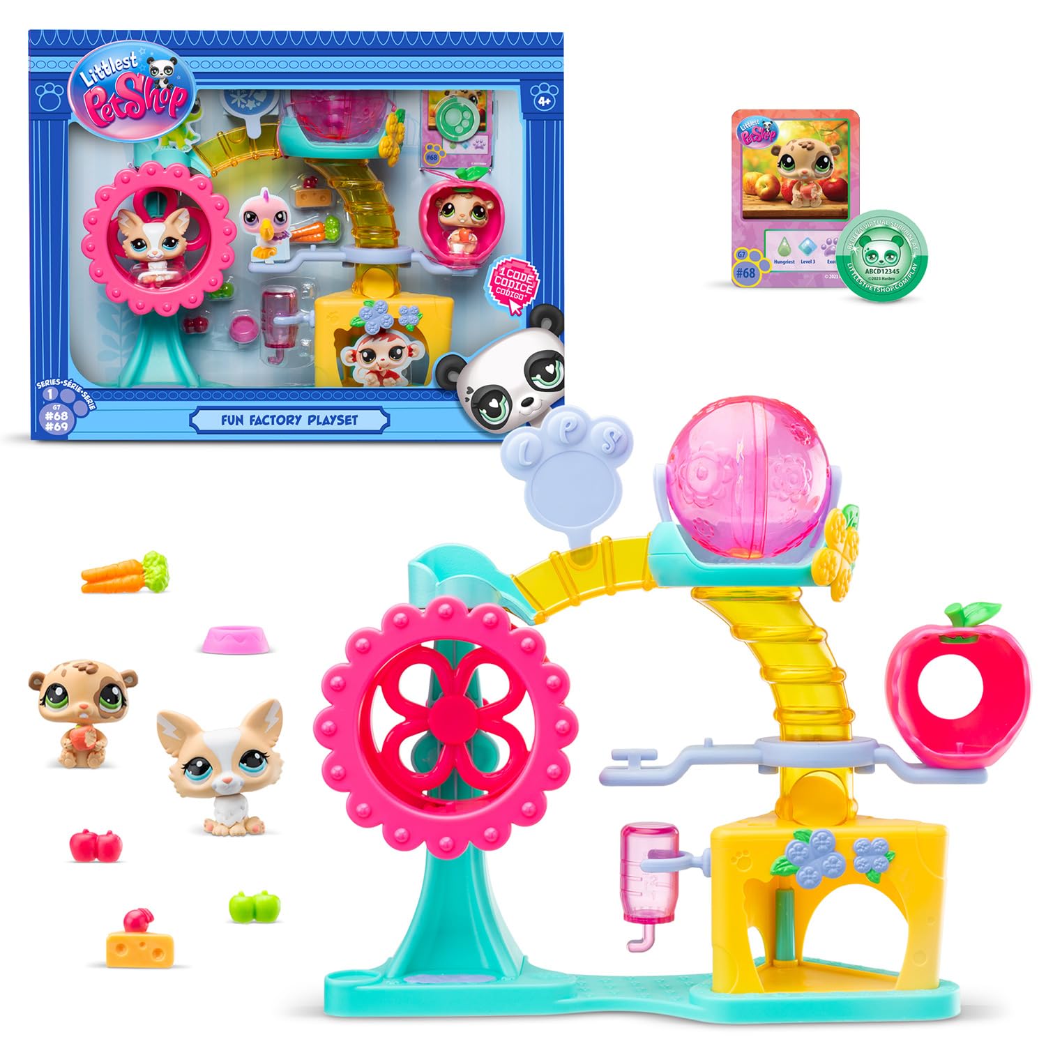Foto 2 pulgar | Set Playset Littlest Pet Shop Fun Factory Con 2 Minifiguras - Venta Internacional.