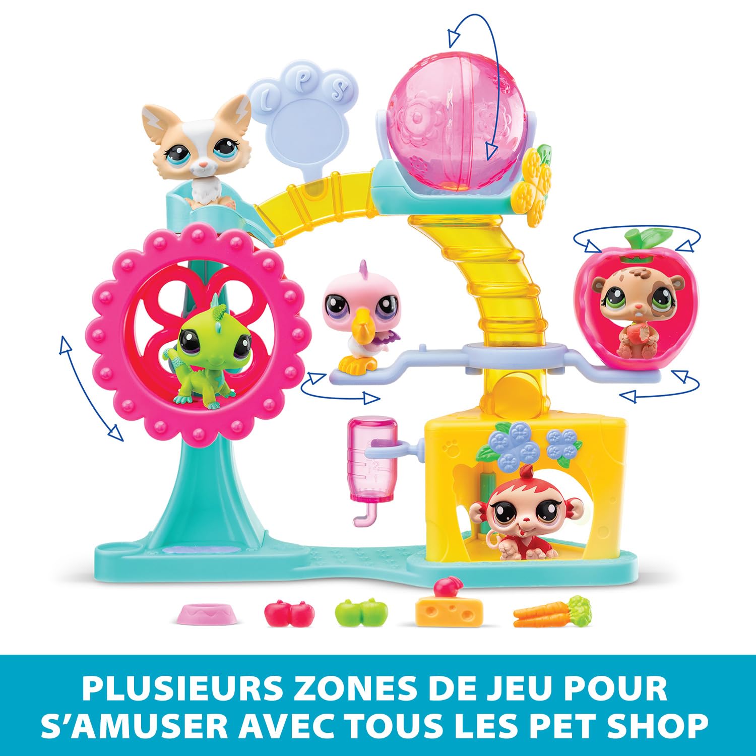 Foto 4 pulgar | Set Playset Littlest Pet Shop Fun Factory Con 2 Minifiguras - Venta Internacional.